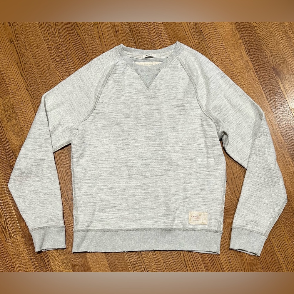 Men’s Abercrombie & Fitch Distressed Crewneck Sweater